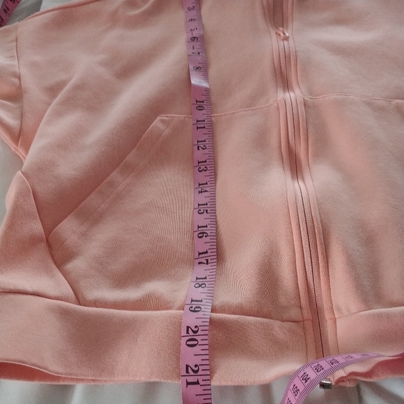 Adidas I Am Sport Game Day Crop Hoodie Peach L - Picture 12 of 13